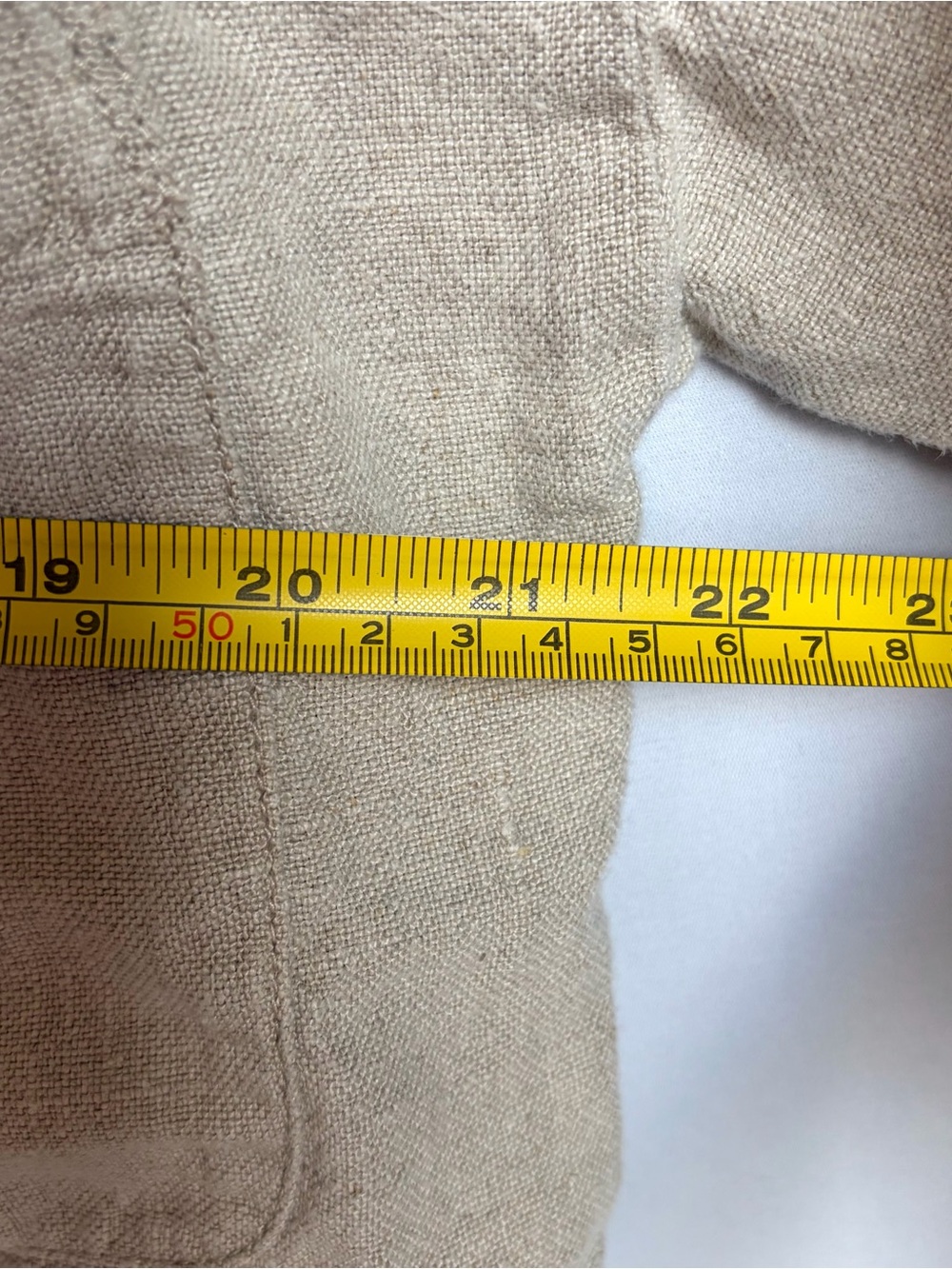 Eileen Fisher Organic Linen Mandarin Collar Beige Jacket Sz L Natural Beige - Picture 13 of 15
